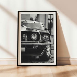 Ford Mustang Shelby GT500 Print: American Muscle Car Photography, Car Wall Art(Digital Download