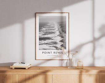 Point Reyes Seashore Print, San Francisco Poster, California Wall Art, Travel Posters (Digital Download)