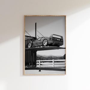 Ferrari F40 Poster, Vintage Luxury Sport Car Print, Collectible Car(Digital Download)