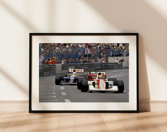 アイルトン・セナ＆ナイジェル・マンセル F1 モナコGP レーシング