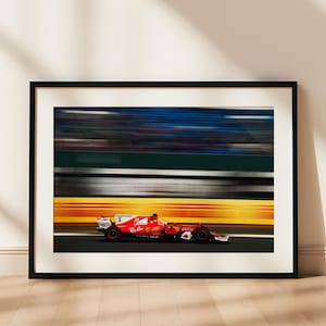 Charles Leclerc Ferrari F1 Racing Poster: Formula 1 Car Print, F1 WallDecor (Digital Download