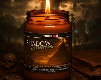 Expedition 33 Inspired Soy Wax Candle: Jasmine, Lilac, Rose Scent