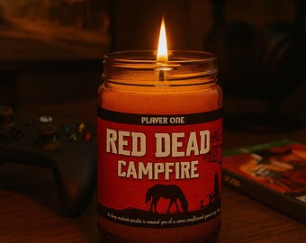 Red Dead Campfire Red Dead Redemption Arthur Morgan Inspired 8oz Hand  Poured Soy Wax Video Game Candle Gamer Gift