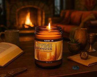 Divine Intervention Candle: World of Warcraft Inspired Soy Wax Gamer Gift