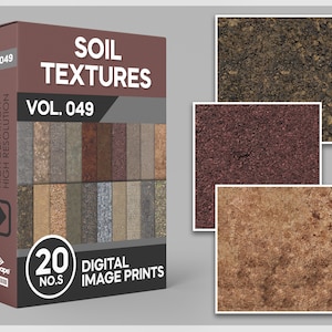 20 Seamless Soil Textures, soil digital paper, earth textures, soil scrapbook paper, photography, rock, granite, backgrounds, wallpaper