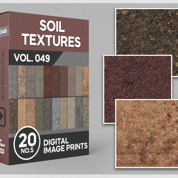 20 Seamless Soil Textures, soil digital paper, earth textures, soil scrapbook paper, photography, rock, granite, backgrounds, wallpaper