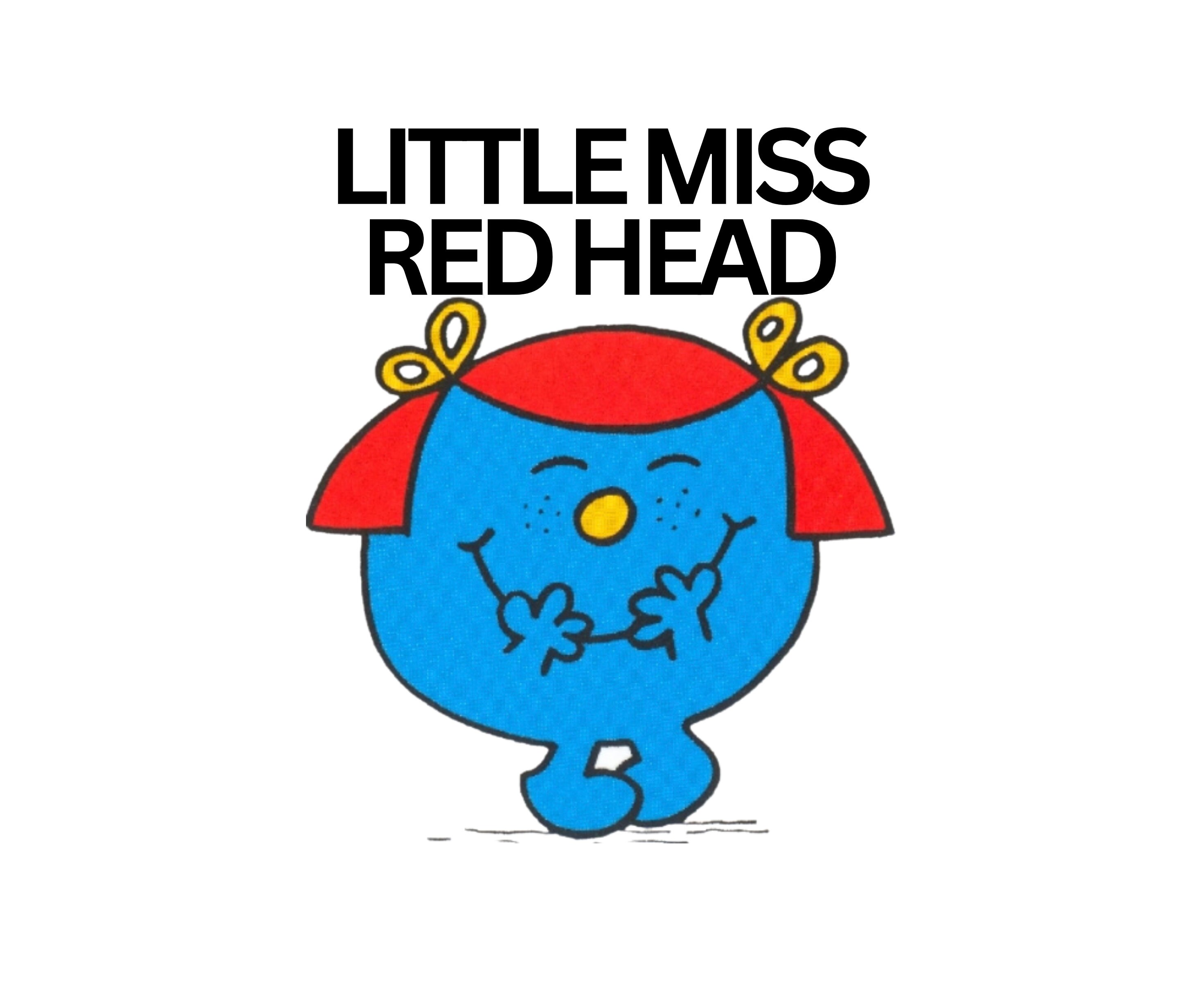 Little Miss Red Head, Little Miss, Mr.men Sticker, Meme Sticker, Decal  Stickers, Water Bottle Stickers, Laptop Sticker - Etsy