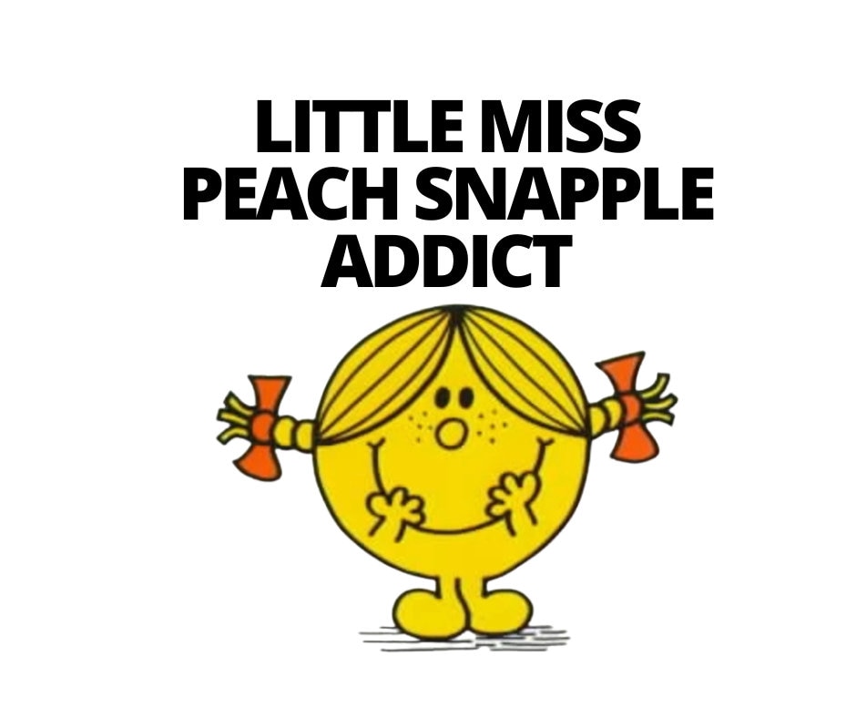Snapple Peach Tea SVG PNG Design File for Cricut, Silhouette, Cut