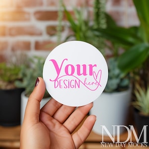 Round Tag Mockup White Sticker Label Mockup Cookie Mockup Favor Mockup valentines Mockup Photo Mock up Cookie Candy Mockup Sticker Mockup