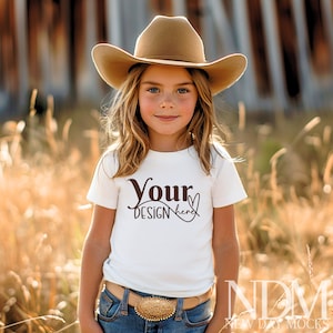 Kids Bella s 3001 White Kids Shirt Mockup Bundle Girls T-Shirt Mock up White Summer Mockup Toddler Tshirt Mock Ups Tshirt Mockup Bundle