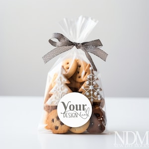 Round Tag Mockup White Sticker Label Mockup Cookie Mockup Favor Mockup Christmas Mockup Photo Mock up Cookie Candy Mockup Shortbread Mockup