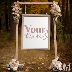 Wedding sign Mock up Picture Mockup Digital Mock up  mockup s mockup Sign mockup Floral sign Mock up Boho Sign mockup wedding sign