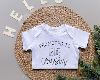 Big Cousin Announcement, Promoted to Big Cousin svg, Baby svg, Cousin svg, Baby Gift svg, SVG, PNG, Baby Announcement svg,