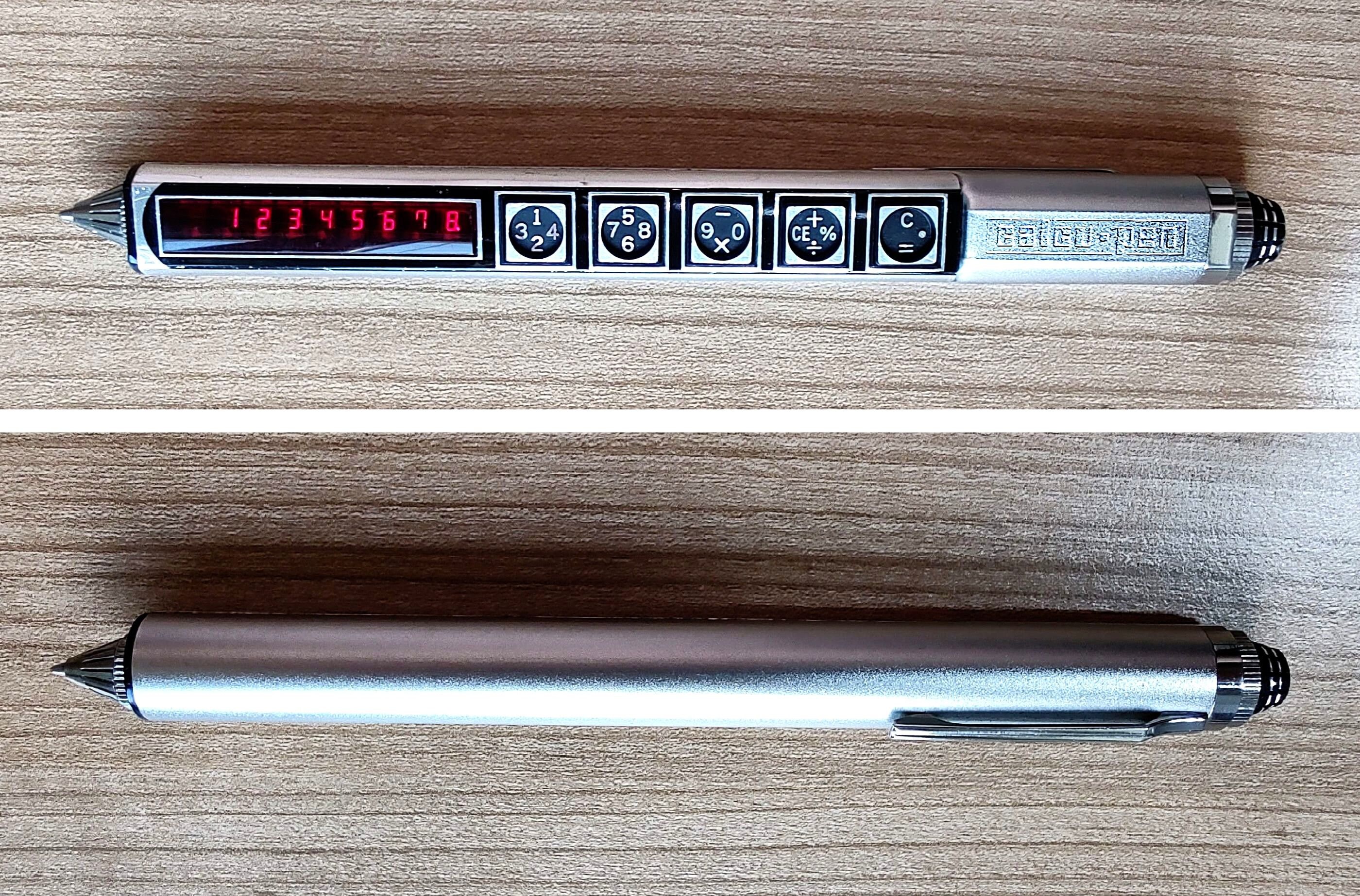 Satolex Calcu Pen LED, Calculator in Pen Shape, Around 1975
