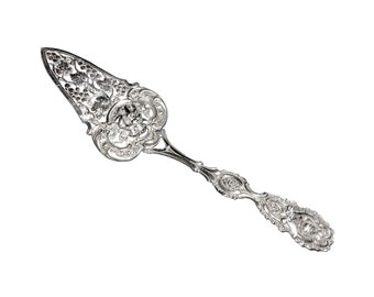 Pala para tartas, plata 800, Art Nouveau, circa 1900