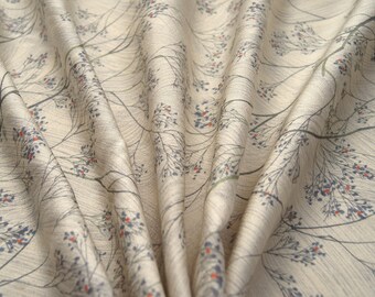 Japanese Kimono Fabric, 80s Silk Fabric for Sewing, Quilting, Silk Lamp Shade Shipped from NZ  3004S (visible stains)  W35cm(13")-L95cm(37")