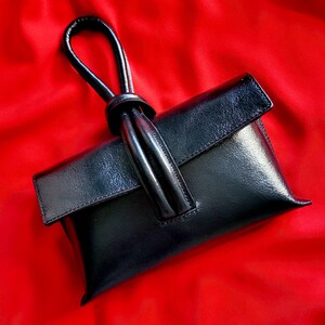 Eveelyn looped bow evening bag sale