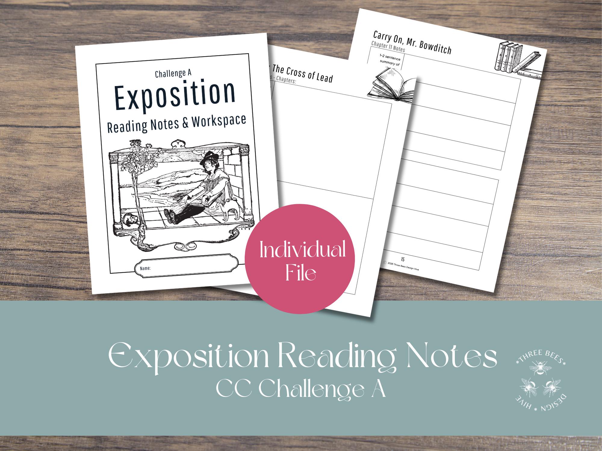 Challenge A Exposition Workbook: Individual File, CC Exposition Strand ...