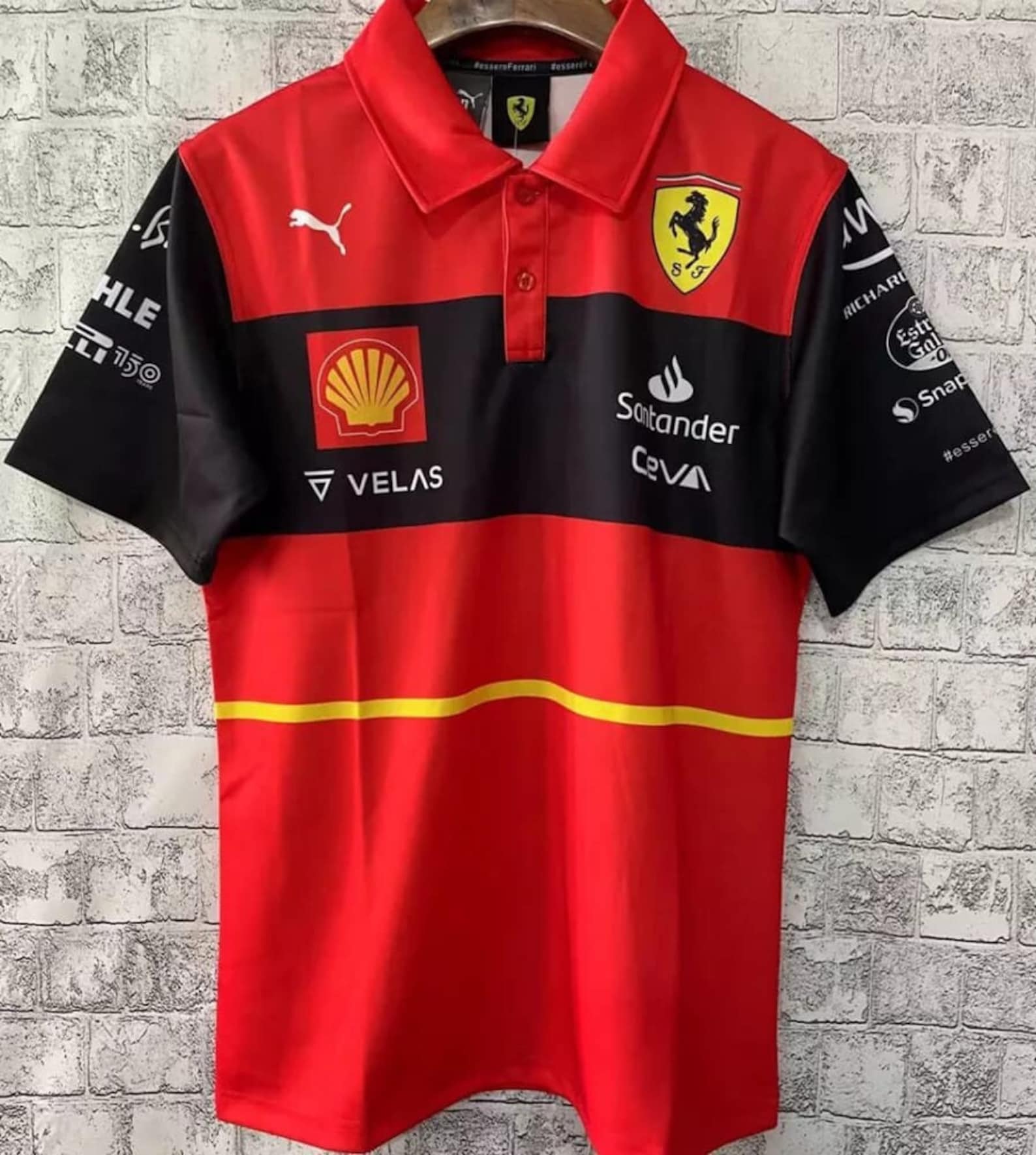 Jersey Polo Ferrari Team 2022 Home Malliot Maglia F1 - Etsy