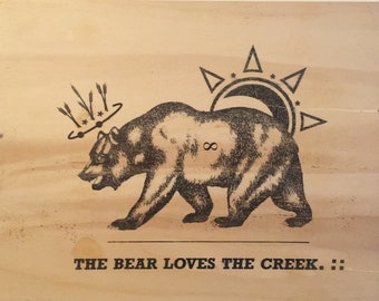 The Bear Loves the Creek