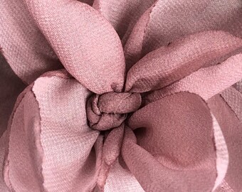Zijden chiffon bloemenbroche