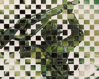 Original Paper Weaving - "Green Combat Monster"