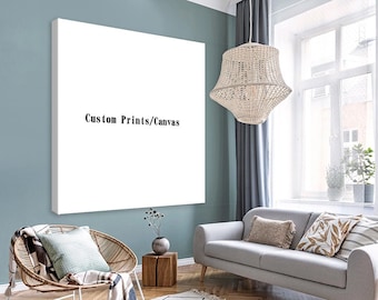Personalizated Music Album Canvas Poster Wall art Paintings Home Decor(In Centimeters, not in Inch.)