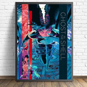 Ghost In The Shell Movie Poster Wall art Canvas Painting Living Room Home Decor（No frame）