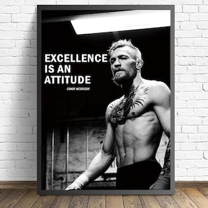 Conor Mcgregor Poster Wall art Canvas Painting Living Room Home Decor（No frame）