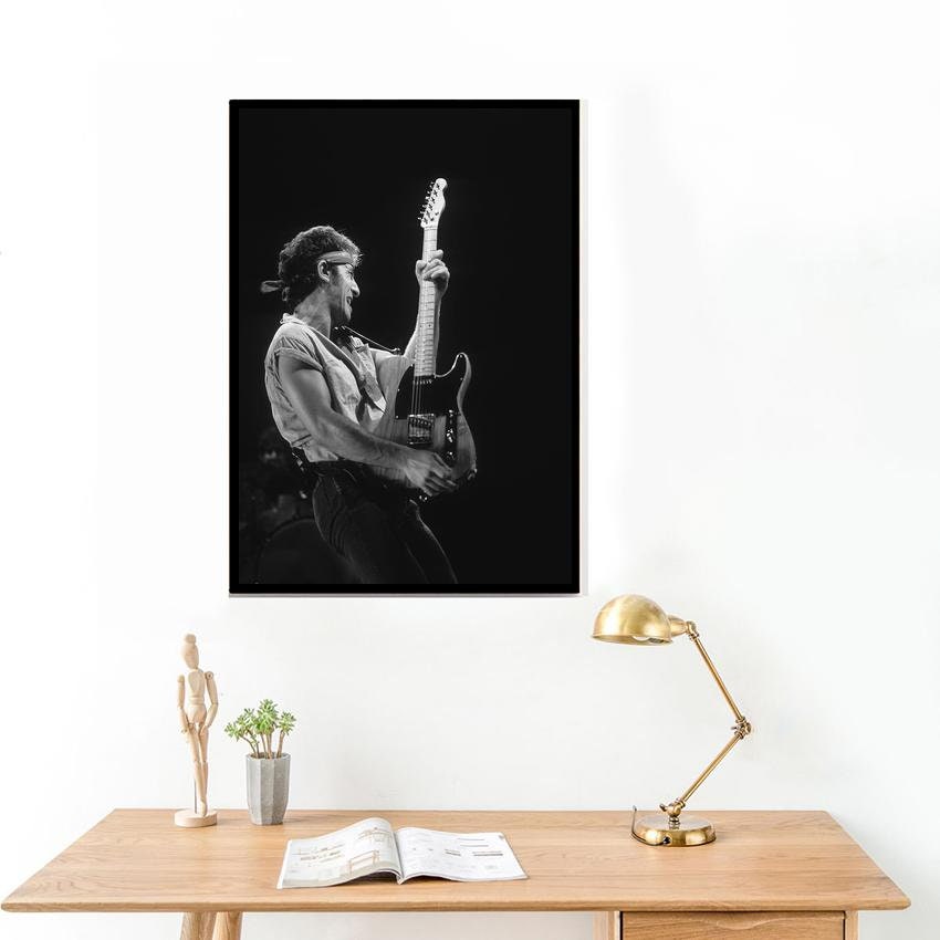 Discover Lienzo Bruce Springsteen, Bruce Springsteen Música Lienzo Pintura Arte Decoración del hogar