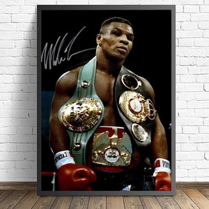 Tyson Boxen Poster Wandkunst Leinwand Malerei Wohnzimmer Wohnkultur （Kein Rahmen）