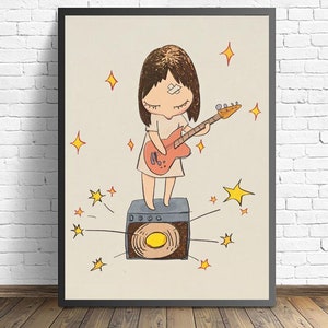 Nara Yoshitomo Home Decor Canvas Poster Art Wall art Living Room（No frame）