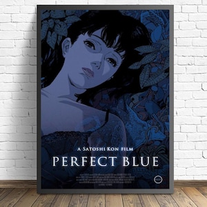 Perfect Blue (1997) South Korean movie poster  Graphic poster, Japanese  poster, Anime wall art