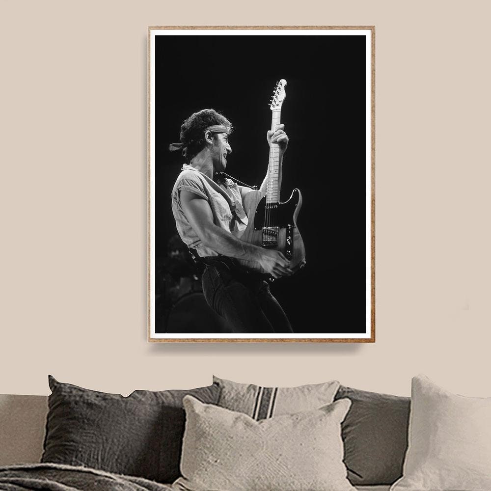 Discover Lienzo Bruce Springsteen, Bruce Springsteen Música Lienzo Pintura Arte Decoración del hogar
