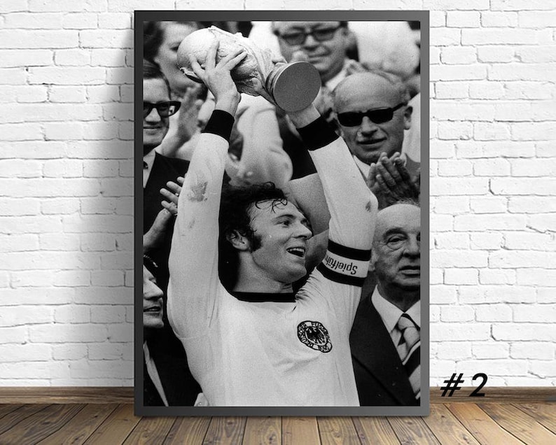 German Football Player, Franz Beckenbauer Poster ,football Emperor