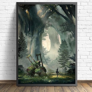 Nier Automata Game Poster Wall art Canvas Painting Living Room Home Decor（No frame）