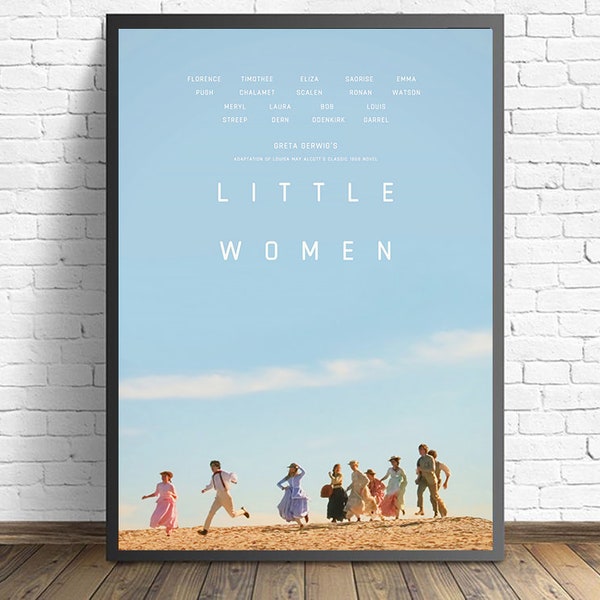 Little Women Movie Poster Wall art Canvas Painting Living Room Home Decor（No frame）