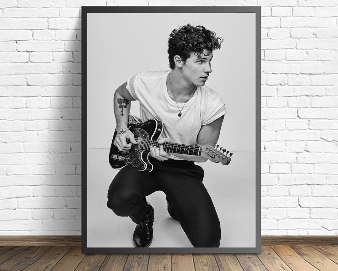Shawn Mendes Music Poster Wall Art Canvas Painting Living Room Etsy