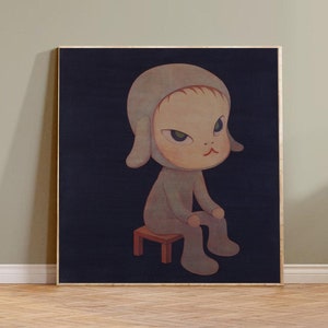 Nara Yoshitomo Home Decor Canvas Poster Art Wall art Living Room（No frame）