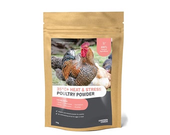 Suplemento para el estrés por calor en aves de corral, polvo de vitaminas y minerales (70 g)