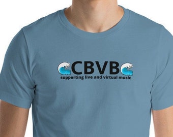 CBVB 2Wave black letter Unisex t-shirt