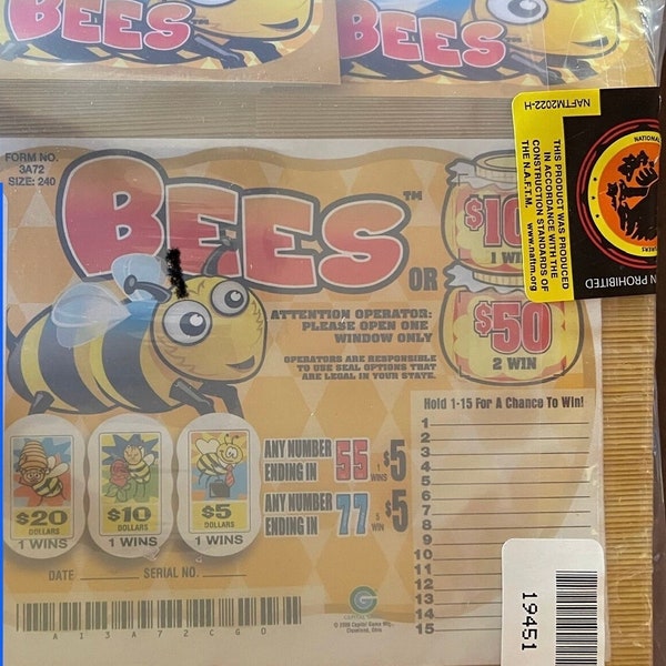 Bees flash pull tabs - Seal