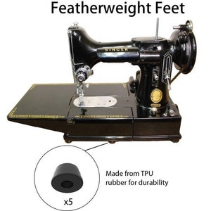 Singer Featherweight Rubber Feet (5) 221k, 222k