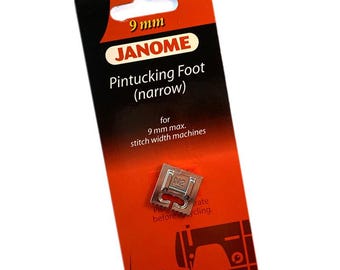 Janome Pintucking Foot (Narrow) for 9mm max. stitch width machines