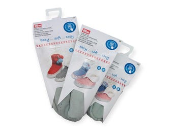 Prym Leather Soles For Slippers & Slipper Socks - Crochet or Fabric Slippers - SOLES ONLY - Various Sizes