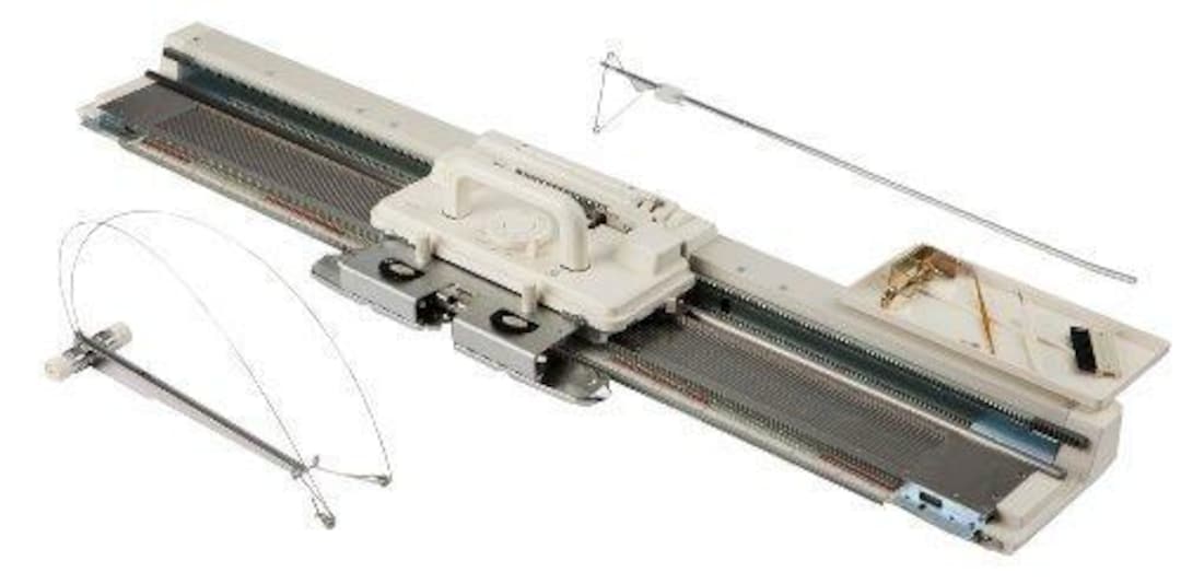 Silver Reed Sk280 Knitting Machine Punch Card Powered Fast