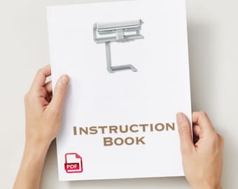 Pfaff 560/580 Steam Press Instruction Book – Instant Digital Download