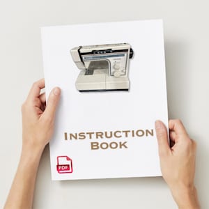 Toyota RA72 Sewing Machine Instruction Book - Instant Digital Download