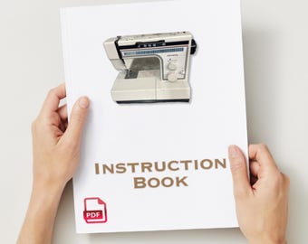 Toyota Z350 Z500 Z572 Sewing Machine Instruction Manual in English