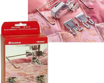 Husqvarna Interchangeable Dual Feed Walking Foot – Ideal for Quilting, Velvet, Stretch & Precision Sewing on Category 5, 6  7 Machines